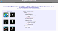 Desktop Screenshot of bestmetronome.com